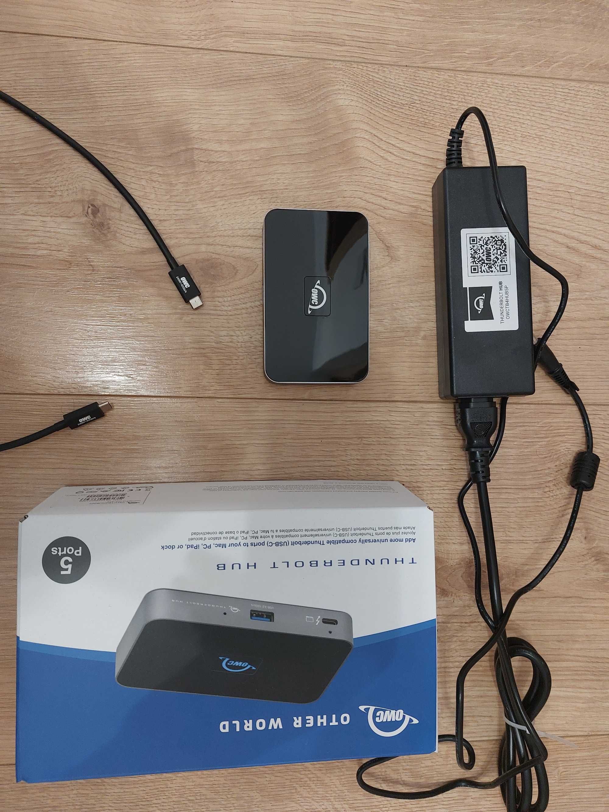 OWC Thunderbolt 4 Hub 3x port TB4 | TB3 | USB-C 40 Gb/s + 1x USB-A
