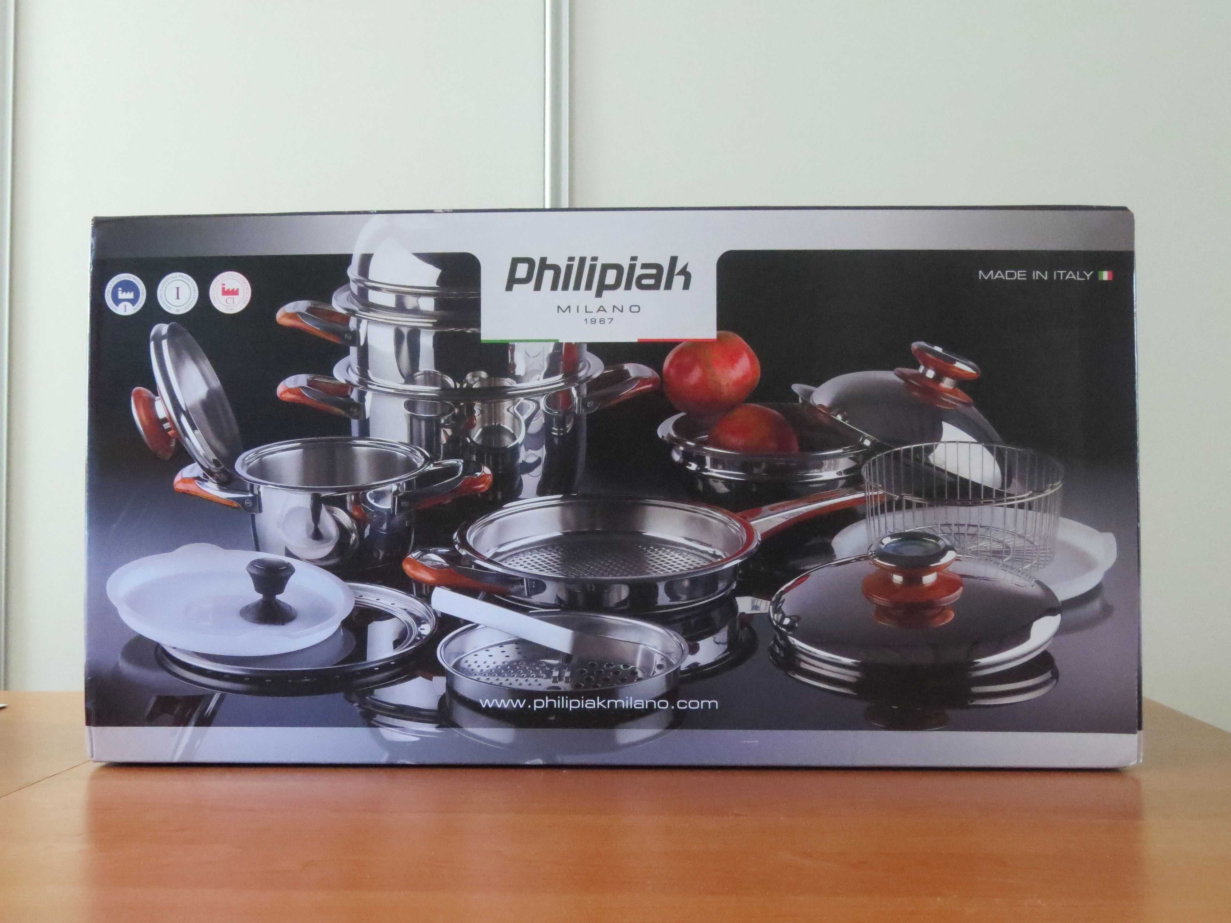 Komplet włoskich garnków Philipiak