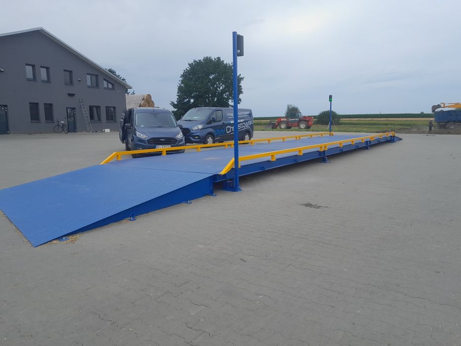 Waga samochodowa 18m 60t stalowa z najazdami