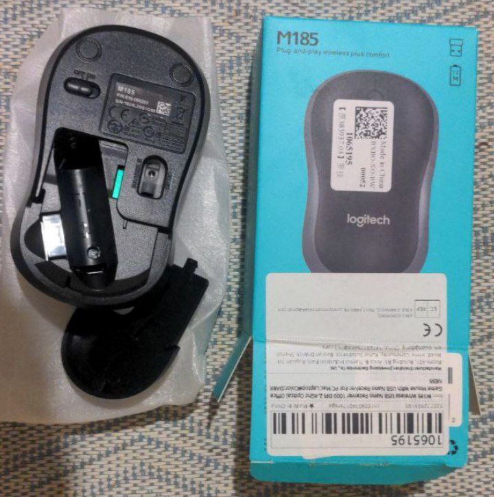 Logitech M185 3-button gaming mouse 1000 DPI