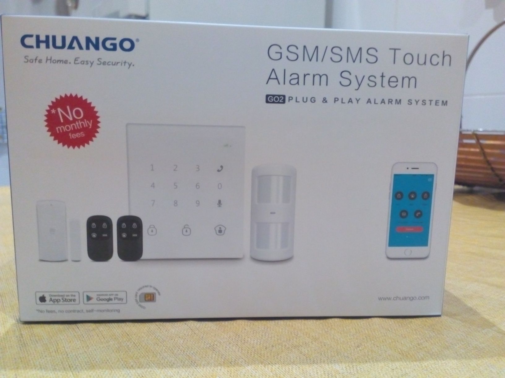 Chuango - Kit de alarme Gsm ou por wifi