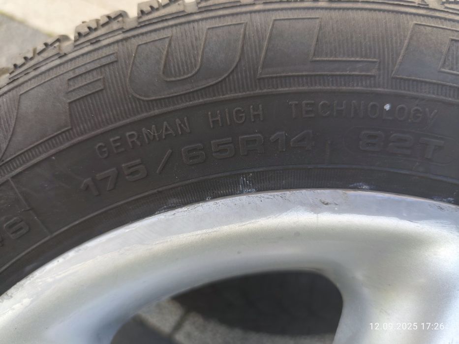 Koła Alu 14"Ford 4x108 Fiesta Ka Escort. + Opony zima Fulda 175/55 14
