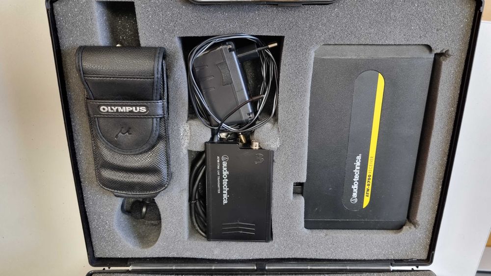 Zestaw bezprzewodowy Audiotechnika z mikrofonem + gratis druga stacja