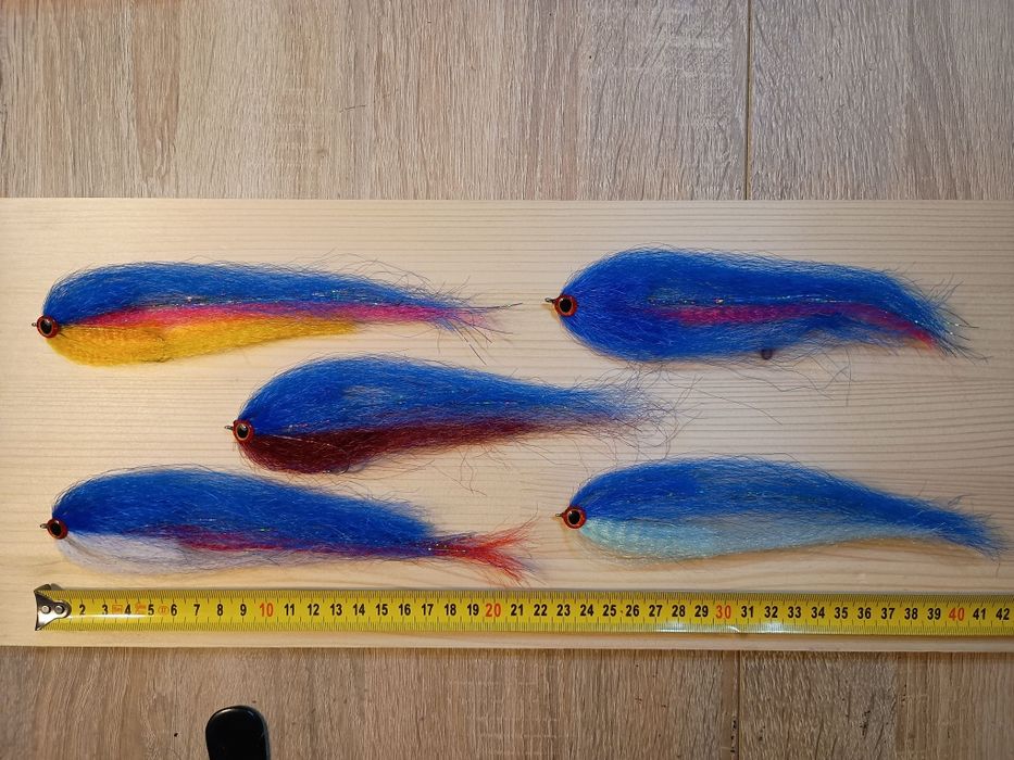 Muchy szczupakowe streamery zestaw
