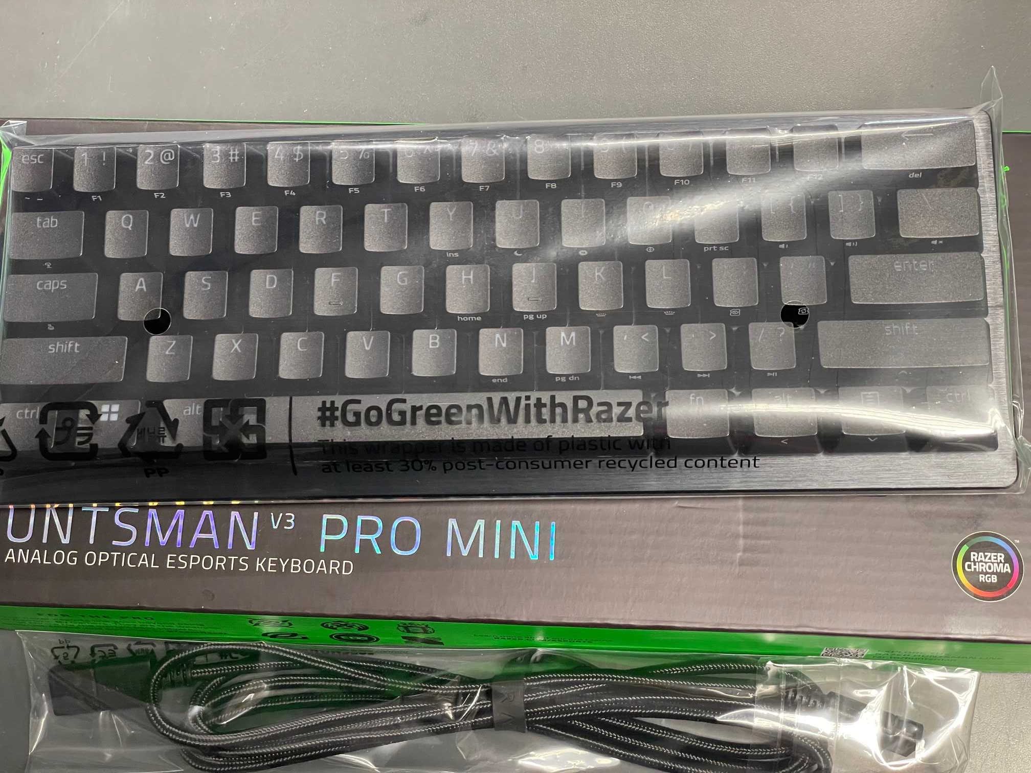 Klawiatura opto-mechaniczna Razer Huntsman V3 Pro Mini Analog Gen2