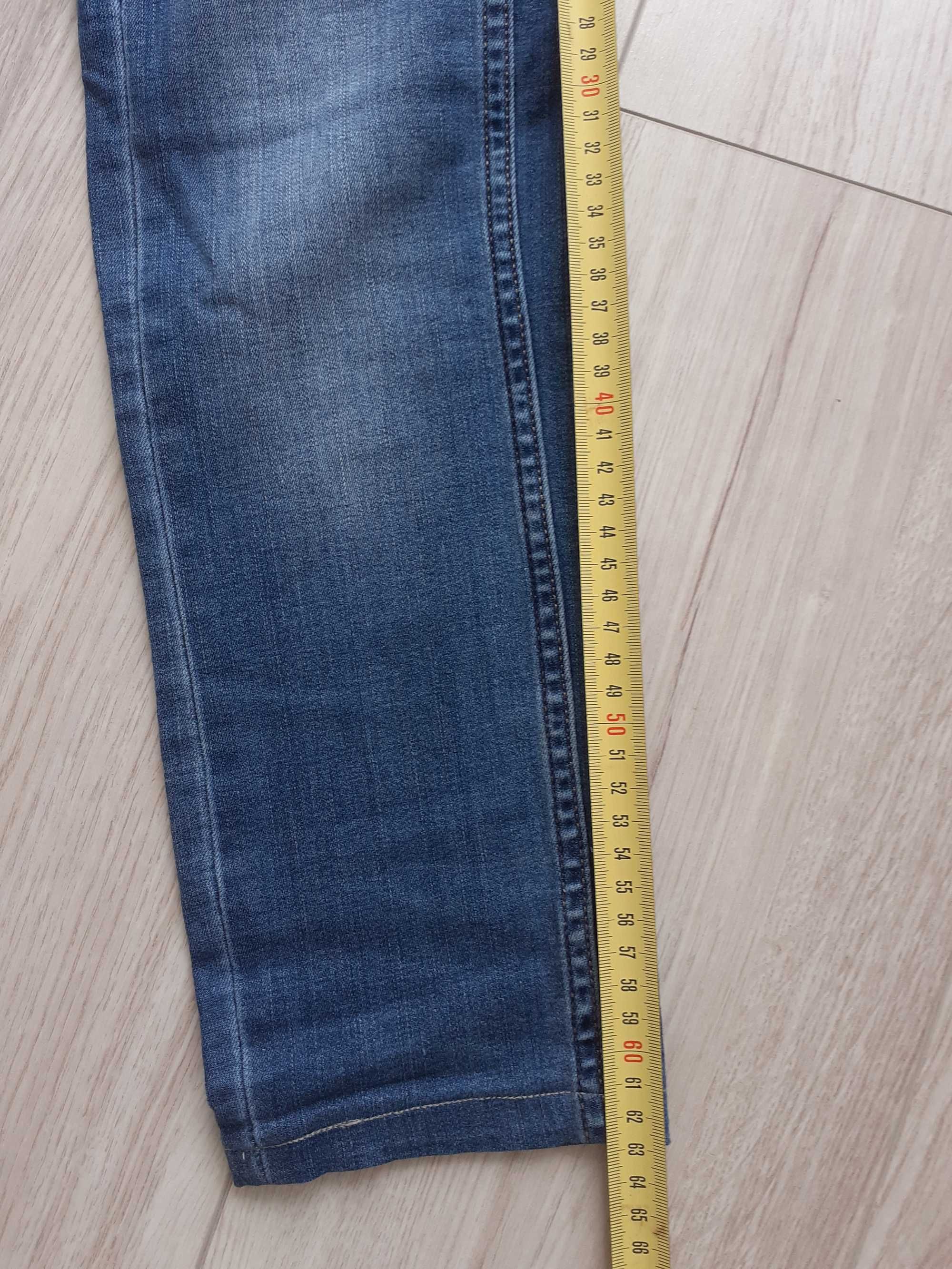 Dżinsy ciążowe H&M MAMA 38 Super Skinny High Rib na niską osobę