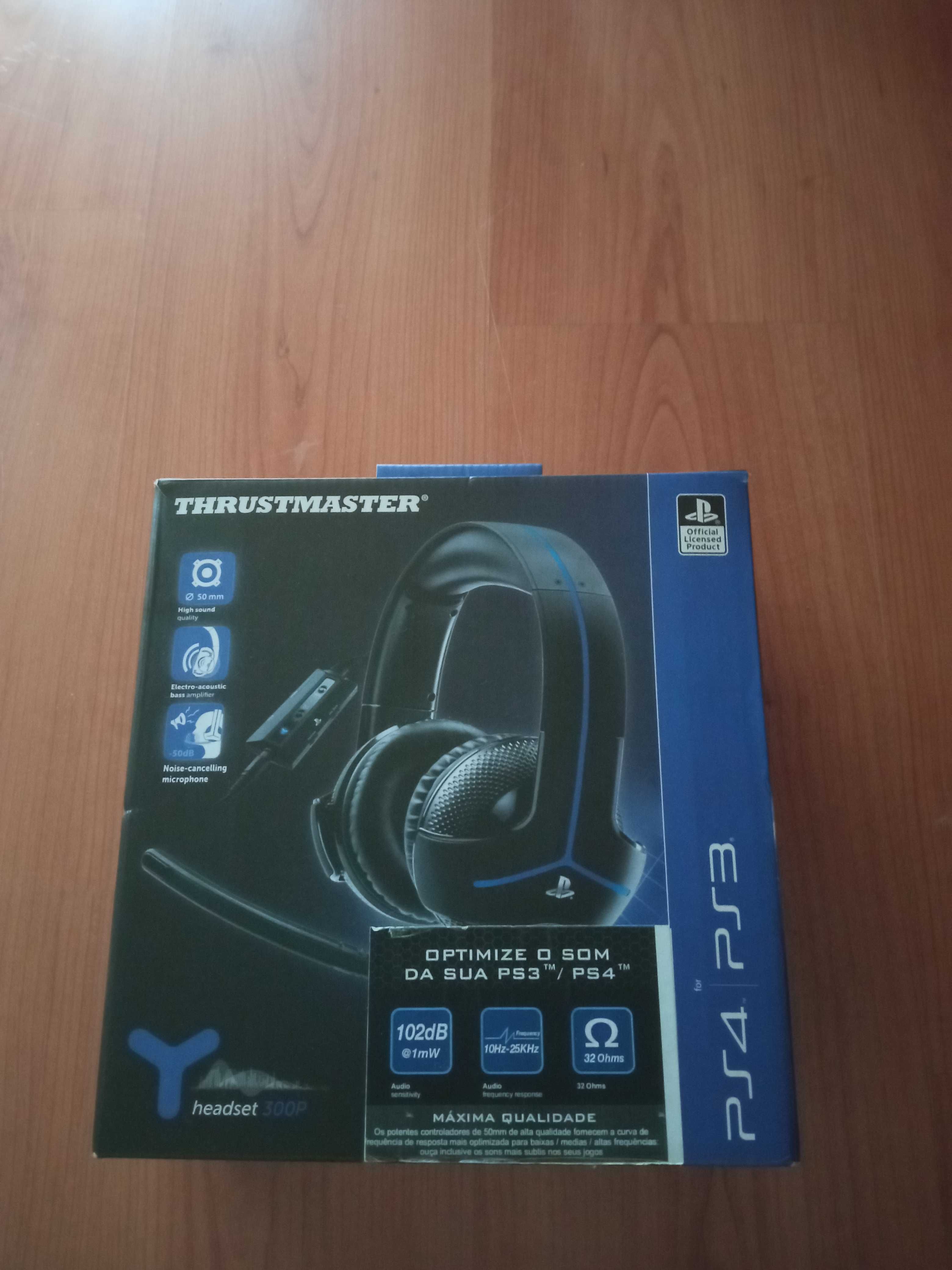 Headphones PS4/PS3  sem micro (Excelente estado)