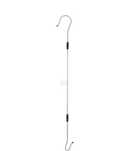 Kij pasterski, 148 cm, stal nierdzewna, Kerbl