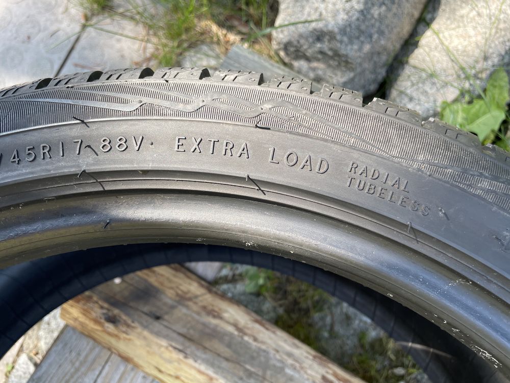 1x 205/45r17 nokian wr a4 jak nowa bieżnik>8mm