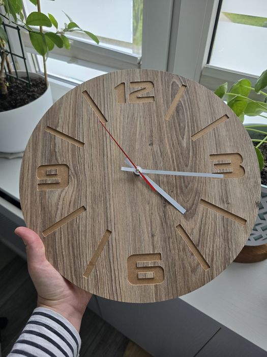 Tarcza zegara styl skandynawski boho - brak działającego mechanizmu