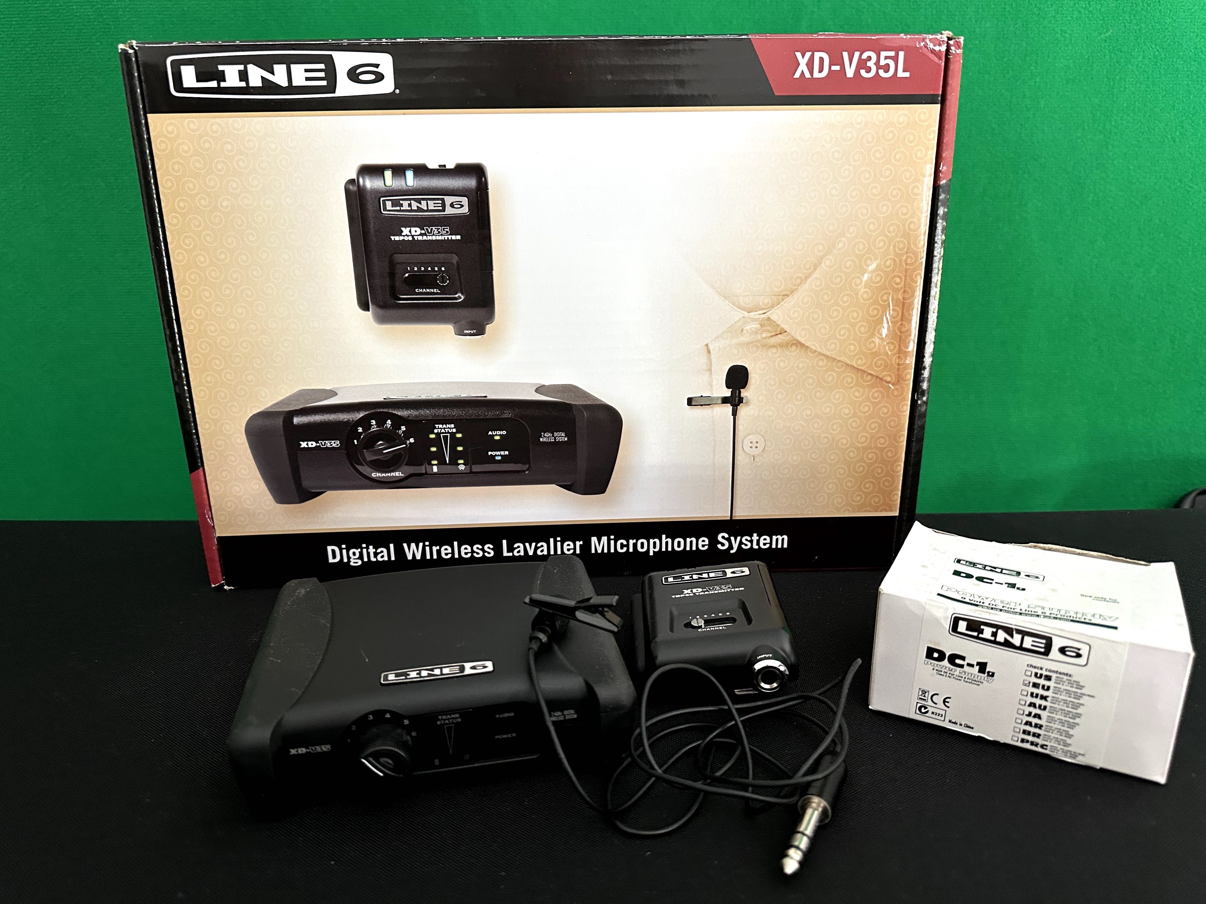 Microfone Lapela sem fios Line 6 XD-V35 L