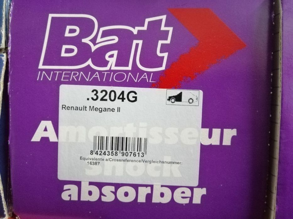 Par de amortecedores da frente Renault Megane II Novos