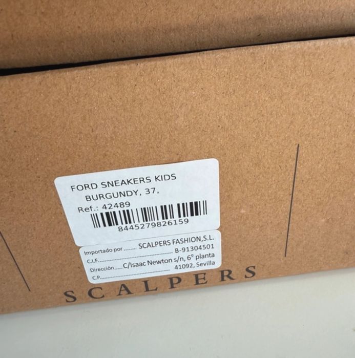 Tenis scalpers burgundy