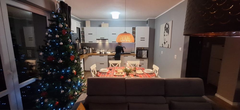 Duże mieszkanie 2 poziomowe z balkonem+duży strych+miejsce w garażu