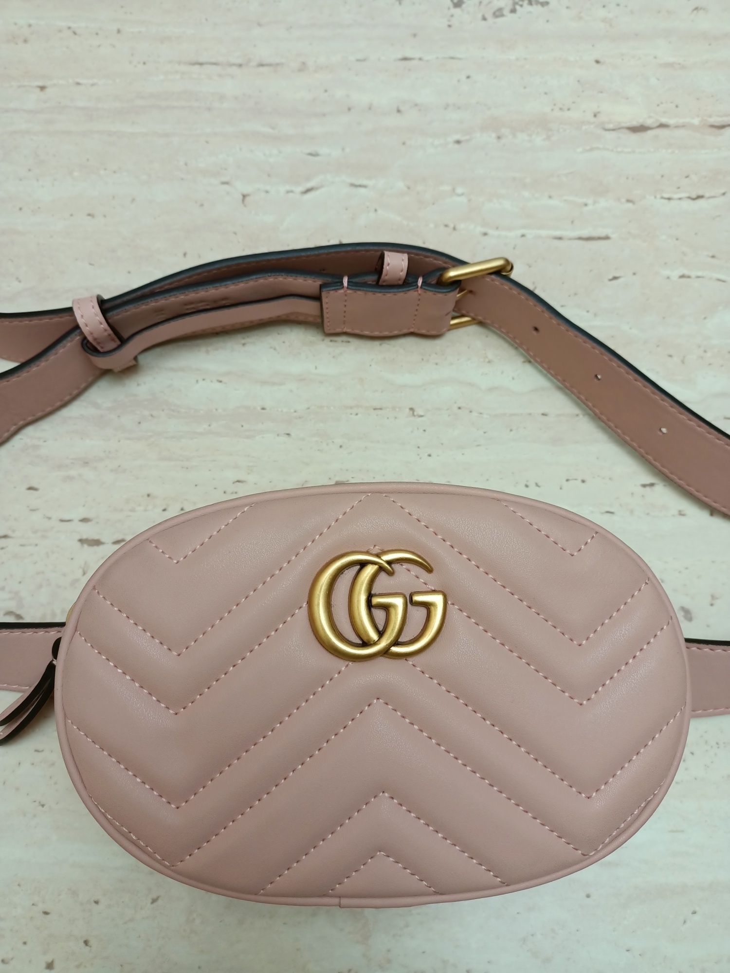 Gucci GG marmont nerka różowa