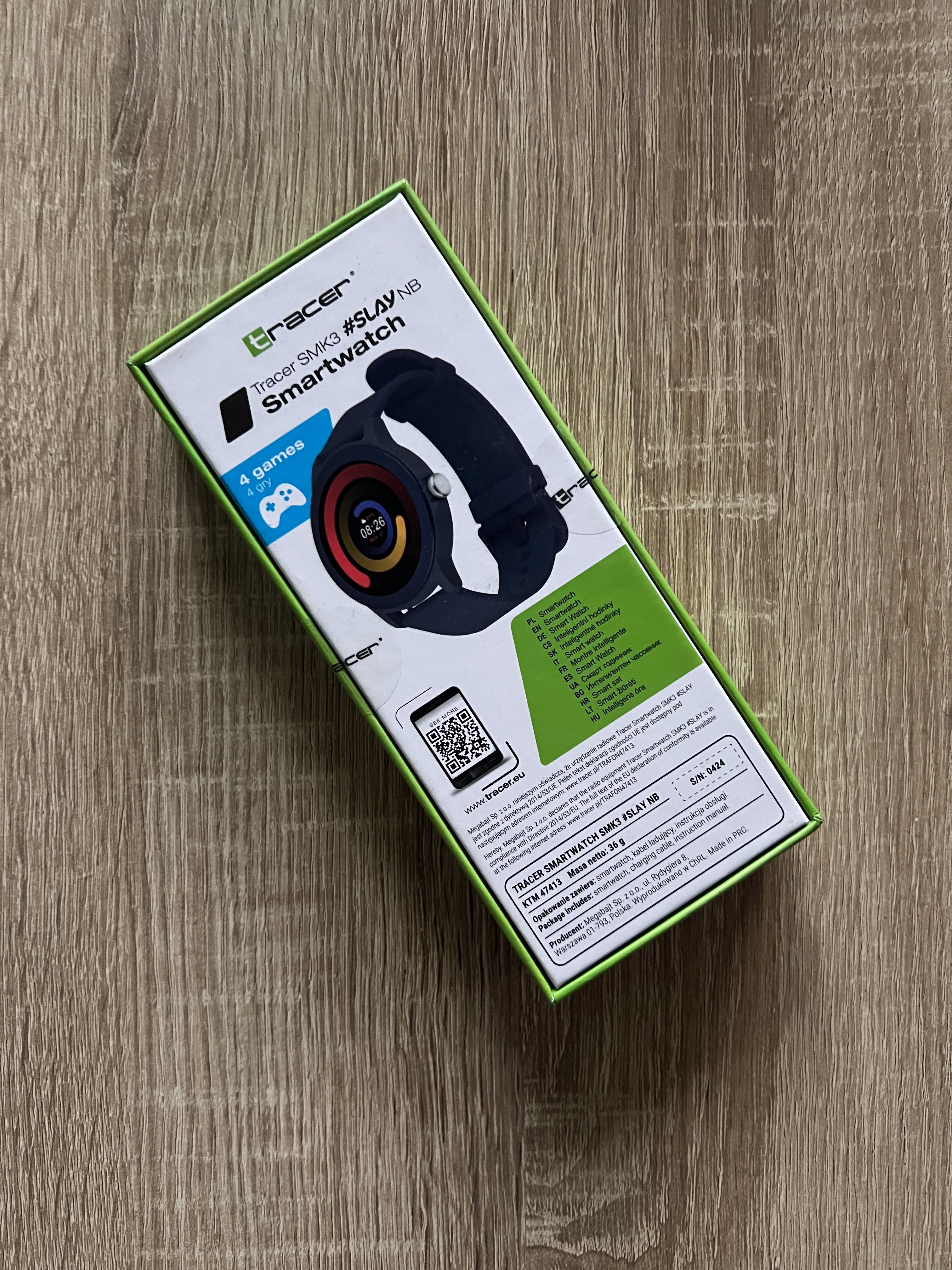 Smartwatch Tracer 100 trybów sportowych inteligentny asystent AI