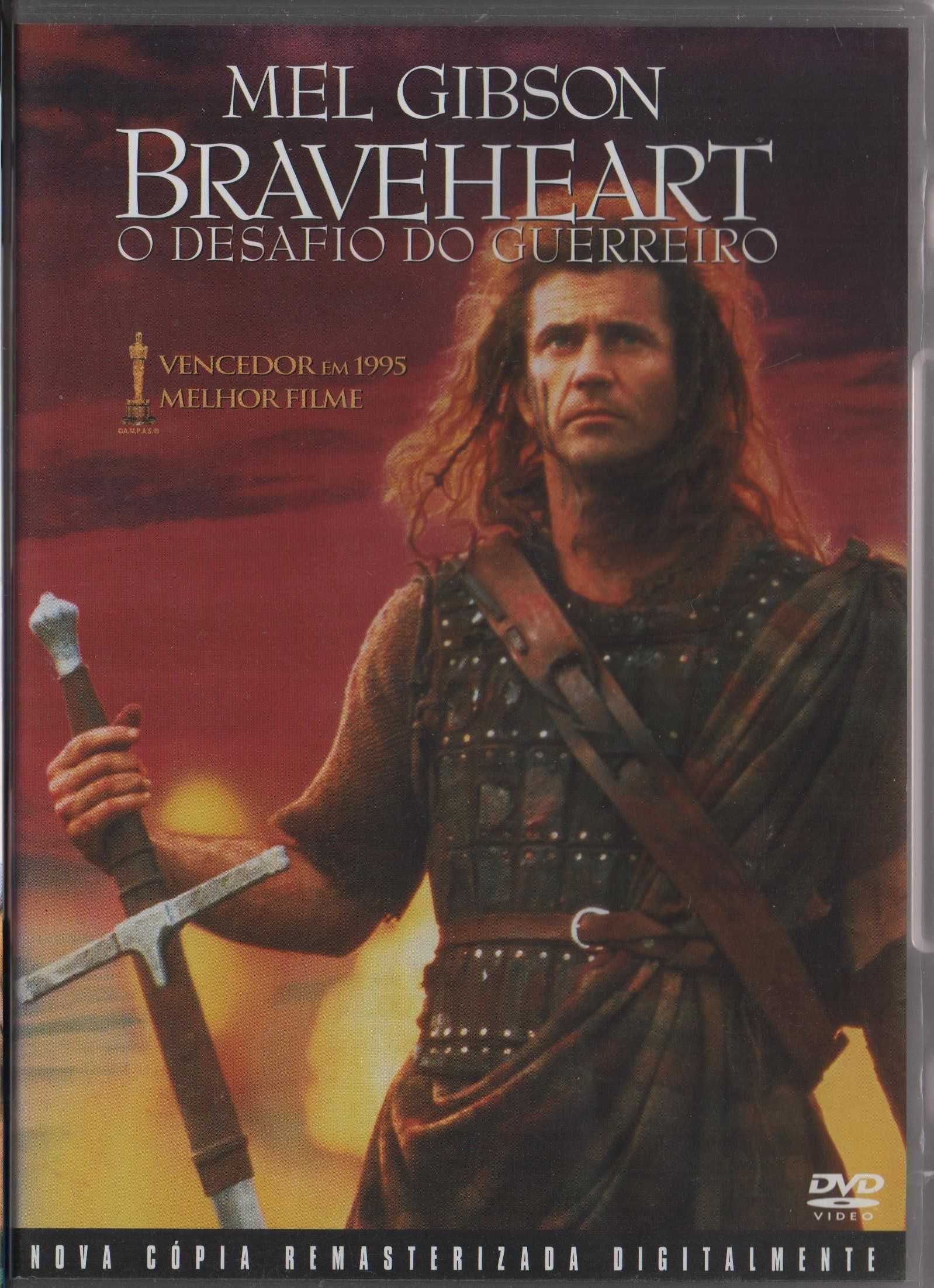 Dvd Braveheart - O Desafio do Guerreiro - drama histórico - Mel Gibson
