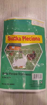 Siatka pleciona ocynkowana 0,5mx5m ogrodzenia zabezpieczenie