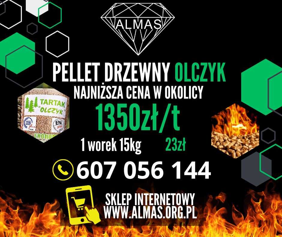 Pellet drzewny OLCZYK - szybka dostawa do domu