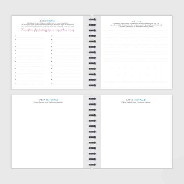 Planer fitness, dziennik diety Bababook Active