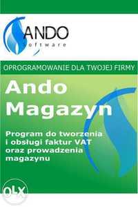 Program do obsługi magazynu i wystawiania faktur VAT - Ando Magazyn