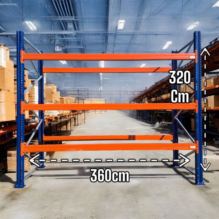 Regały magazynowe paletowe przemysłowe mecalux