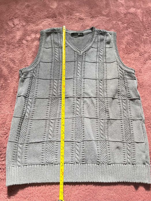 Kamizelka dzianinowa szara BHS rozmiar S