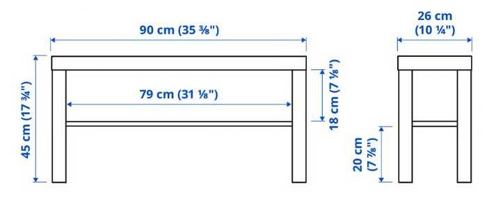 LACK Móvel TV, branco, 90x26x45 cm