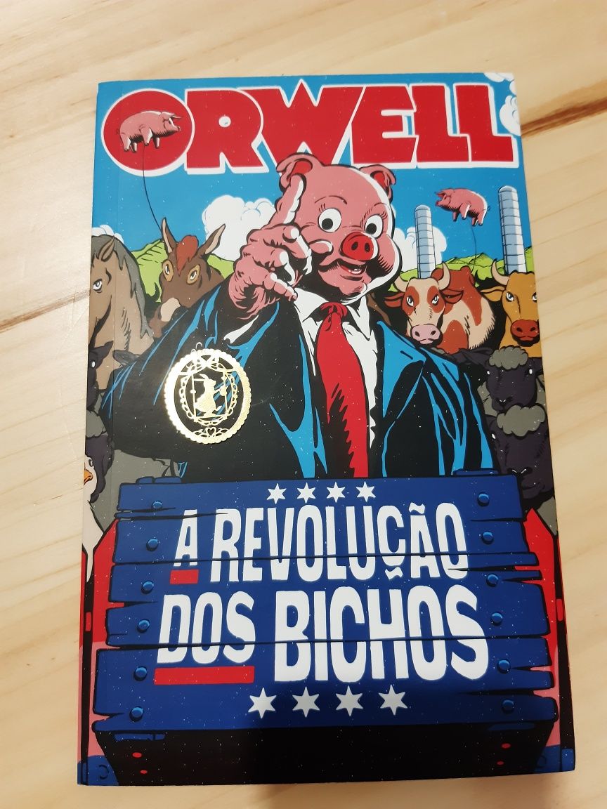 "A Revolução dos Bichos" de George Orwell