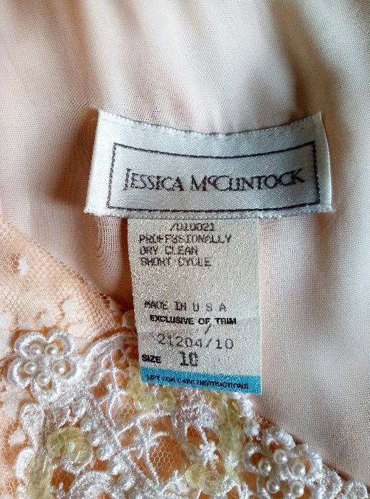 Винтажное свадебное платье или для выпускного  Jessica McClintock США