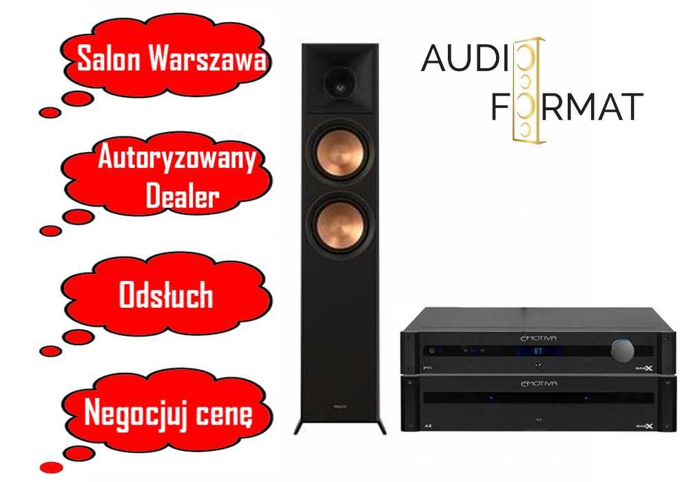 Emotiva BasX A2 + PT1 + Klipsch RP 8000F II | Salon | Dostawa 0zł |