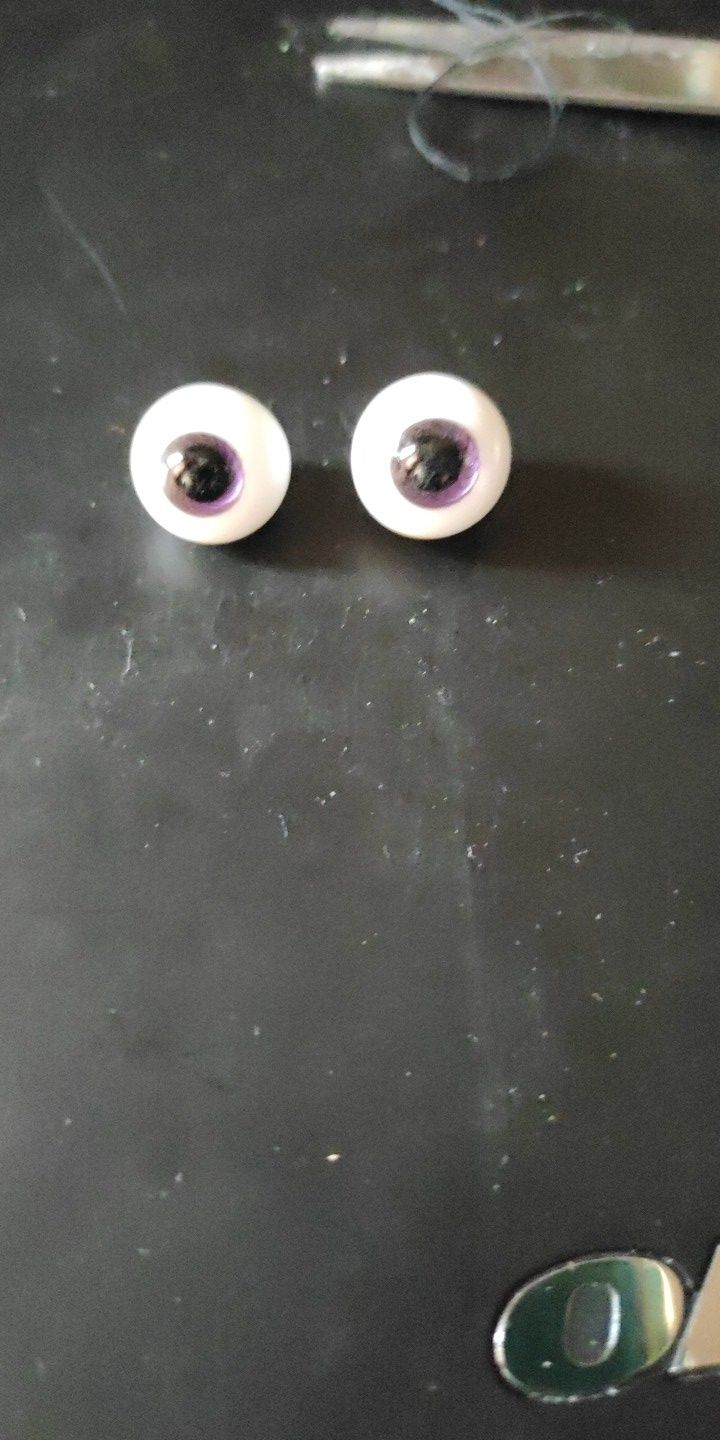 Oczy szklane dla lalki bjd.