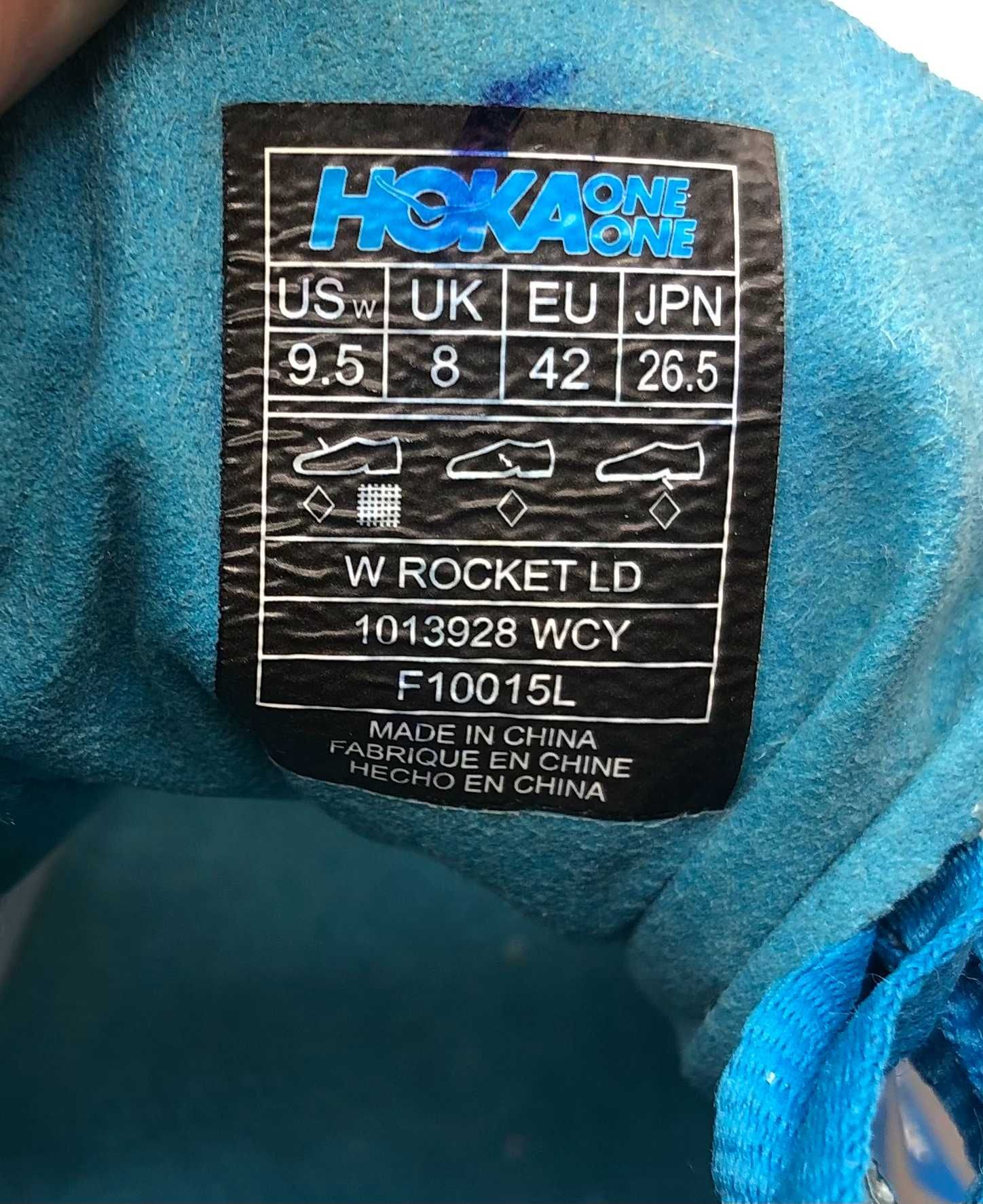 Шиповки для легкої атлетики hoka rocket ld (1013928 wcy) оригінал