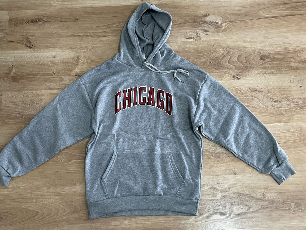 Bluza męska Chicago  szara rozmiar L