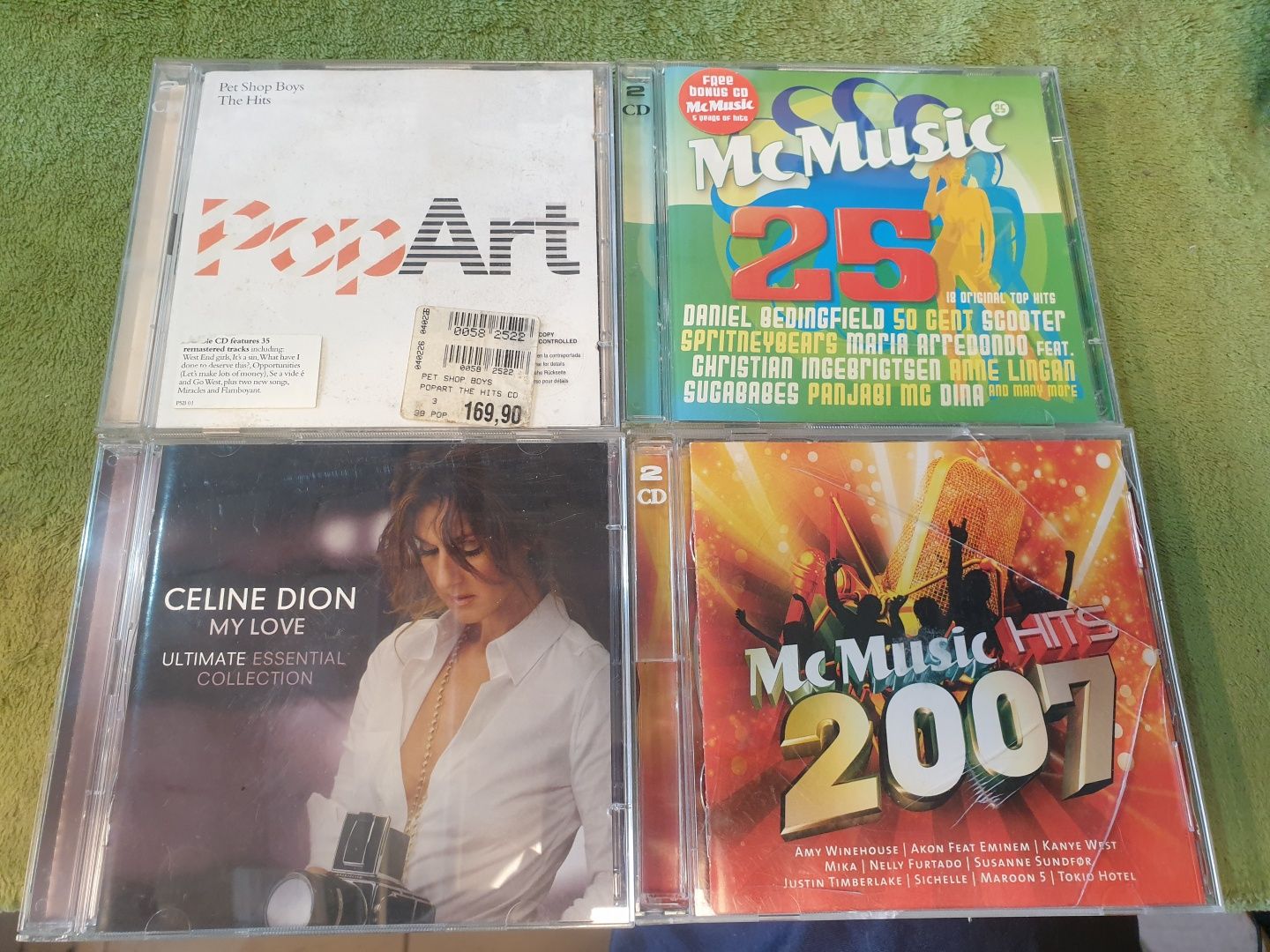 4 podwójne płyty CD różni wykonawcy.