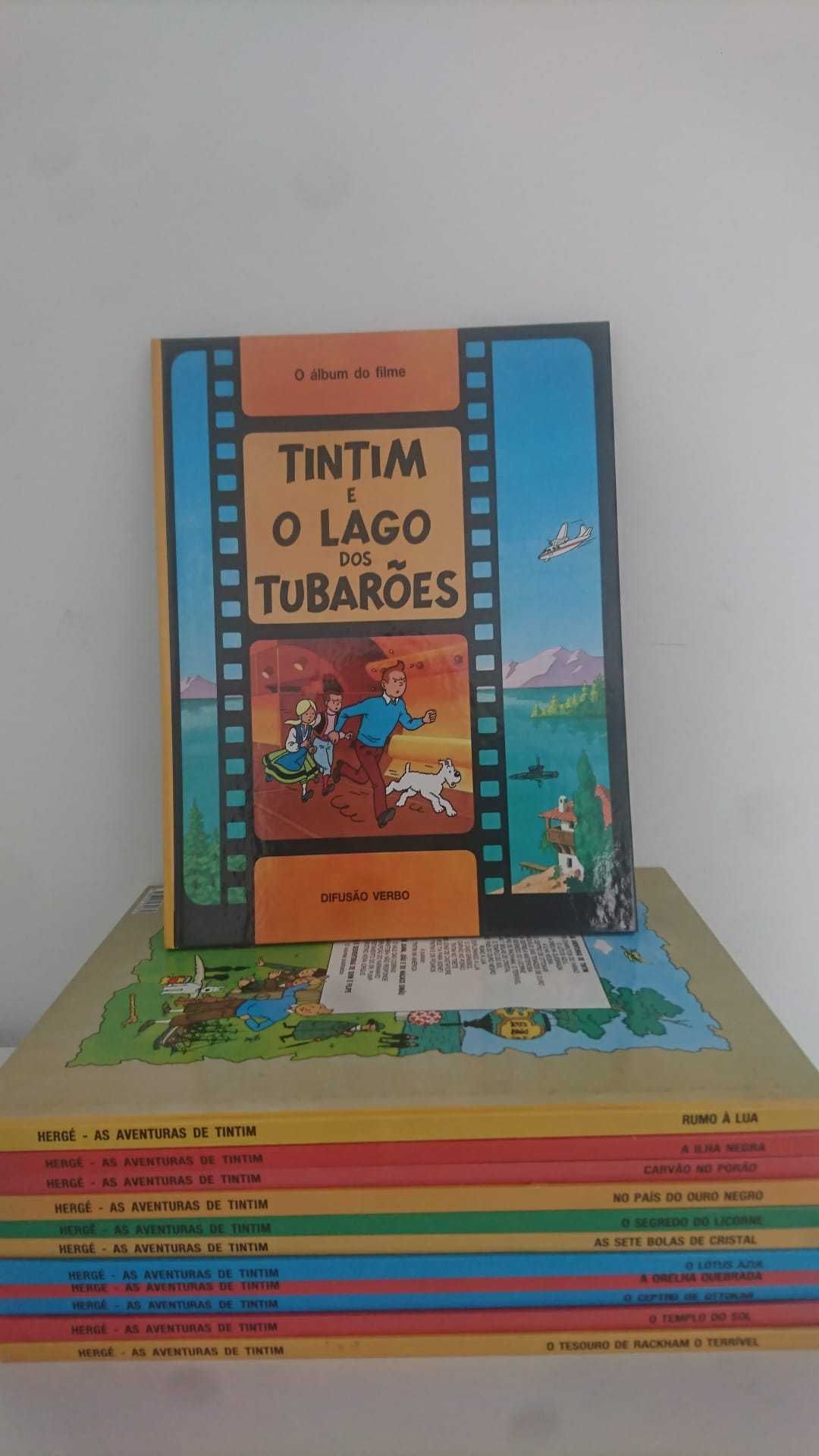 12 Livros do Tintin dos anos 90 - Exemplares raros