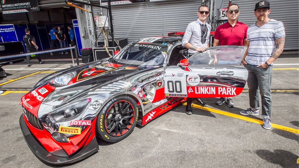 Hobby design kalkomania „Linkin Park” do Tamiya Mercedes-Benz AMG GT3