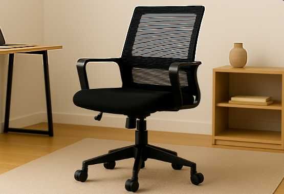 NOWY Fotel Obrotowy Do Biurka Ergonomiczne Krzesło Biurowe Siateczkowe