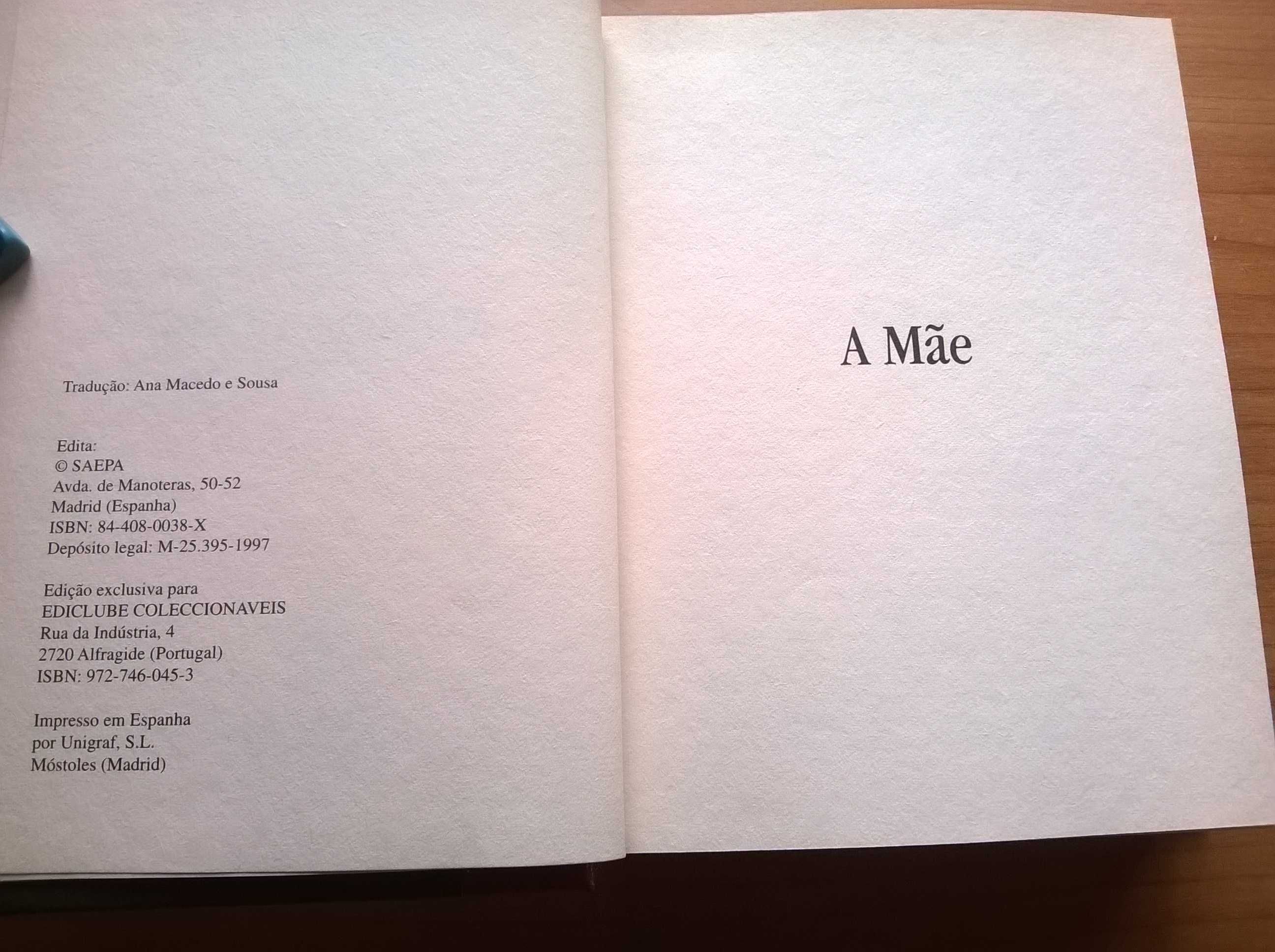 " A Mãe " - Máximo Gorki