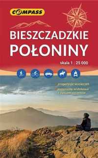 Mapa - Bieszczadzkie Połoniny 1:25 000