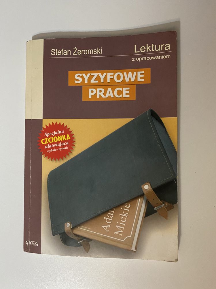 Syzyfowe prace Stefan Żeromski lektura szkoła podstawowa książka