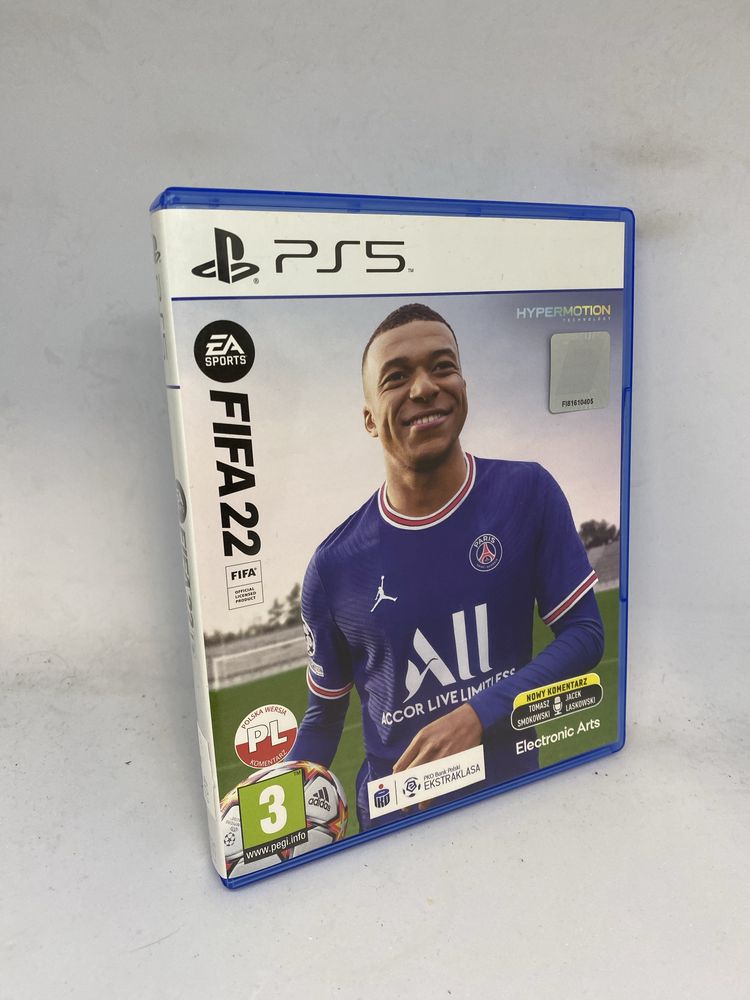 Gra Fifa 22 PS5 Sony Play Station 5 pudełkowa