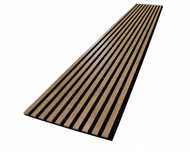Lamele ścienne 275x45 cm na czarnym filcu Dąb Santa  Promocja