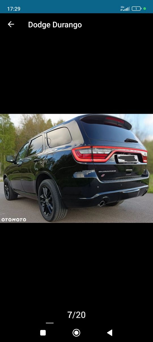 Dodge Durango GT Bezwypadkowy 2021 niski przebieg