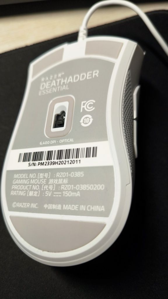 Мишка Razer DeathAdder white