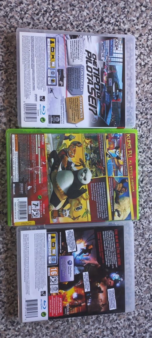Kung fu panda/Infamous 2/Need for speed shift Playstation 3/Xbox 360
