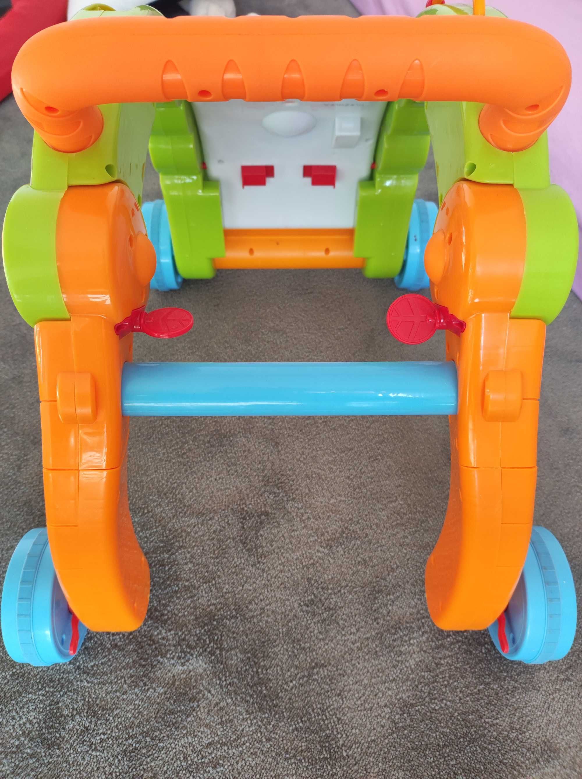 Pchaczyk, chodzik, stolik edukacyjny dla dzieci fisher-price, 3w1