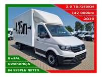 Volkswagen Crafter *84999zł NETTO* Kontener 8 ePAL 2,0 TDi/140KM  Klimatyzacja, Kamera cofania, AndroidAuto, Airbag kierowcy, 3 miejsca
