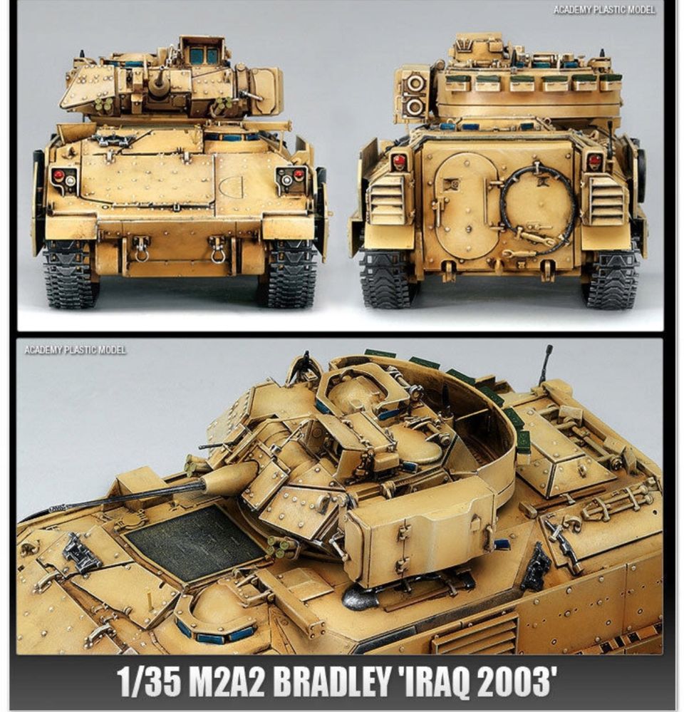 Academy 13205 czołg M2A2 Bradley Iraq 2003 model do sklejania 1:35