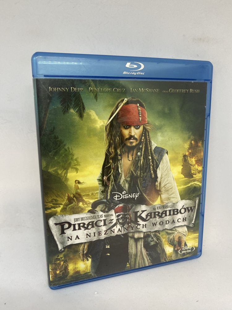 Film Piraci z Karaibów Na Nieznanych Wodach Blu-ray bluray disc PL